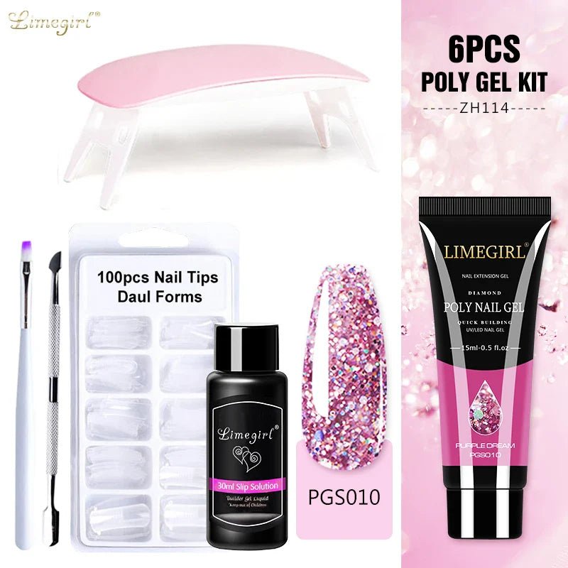 Nail Gel Set LIMEGIRL - Oferta maquillajes