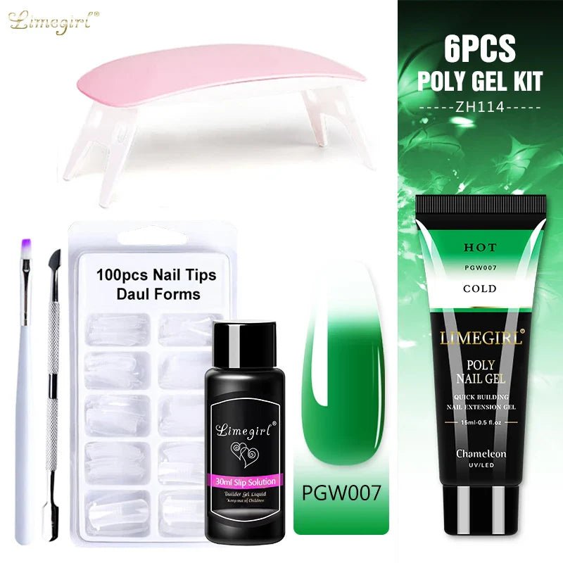 Nail Gel Set LIMEGIRL - Oferta maquillajes