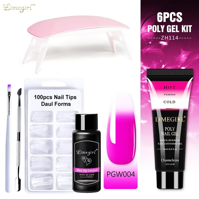Nail Gel Set LIMEGIRL - Oferta maquillajes