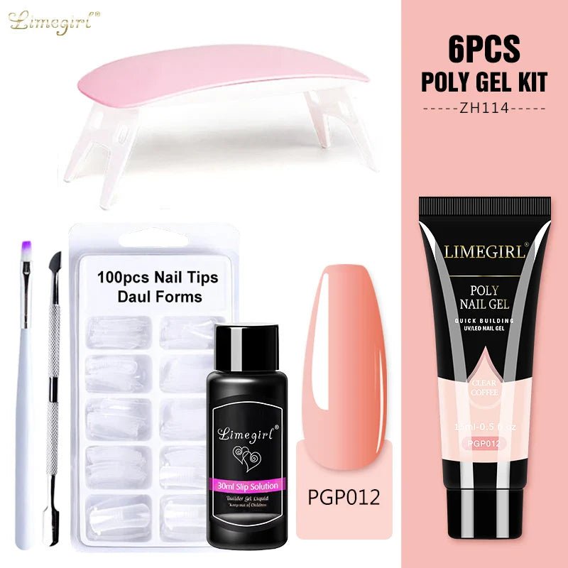 Nail Gel Set LIMEGIRL - myglowmuse