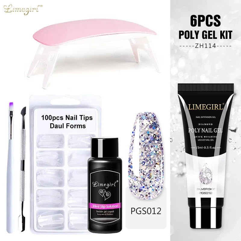 Nail Gel Set LIMEGIRL - Oferta maquillajes