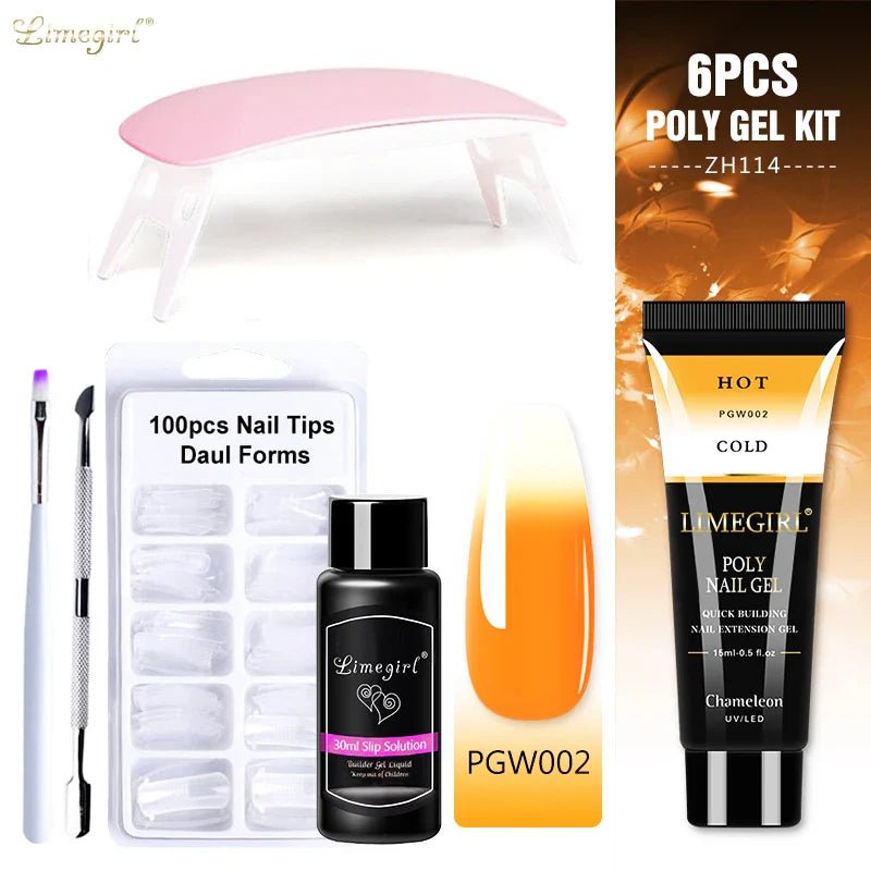Nail Gel Set LIMEGIRL - Oferta maquillajes