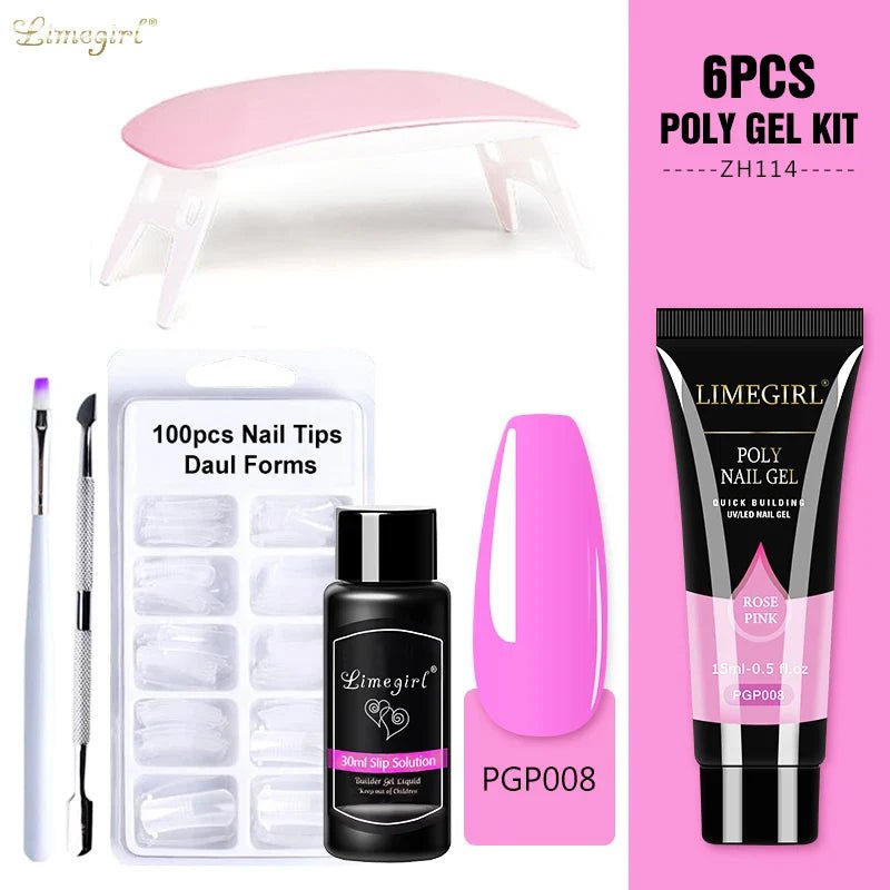 Nail Gel Set LIMEGIRL - Oferta maquillajes
