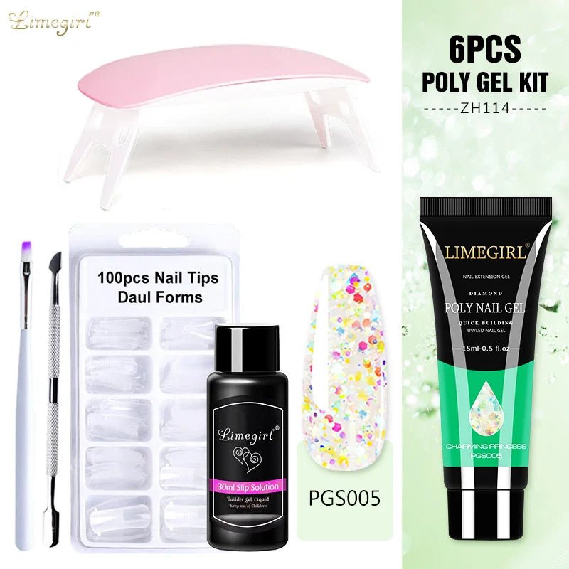 Nail Gel Set LIMEGIRL - Oferta maquillajes
