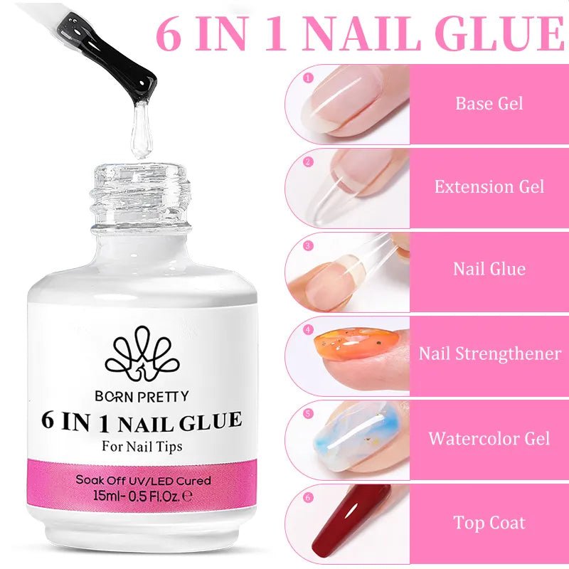 Nail Glue Gel BORN PRETTY - myglowmuse