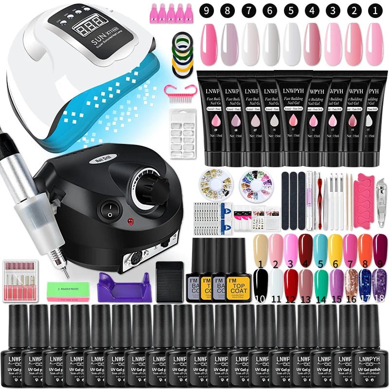 Nail machine and polish set - Oferta maquillajes