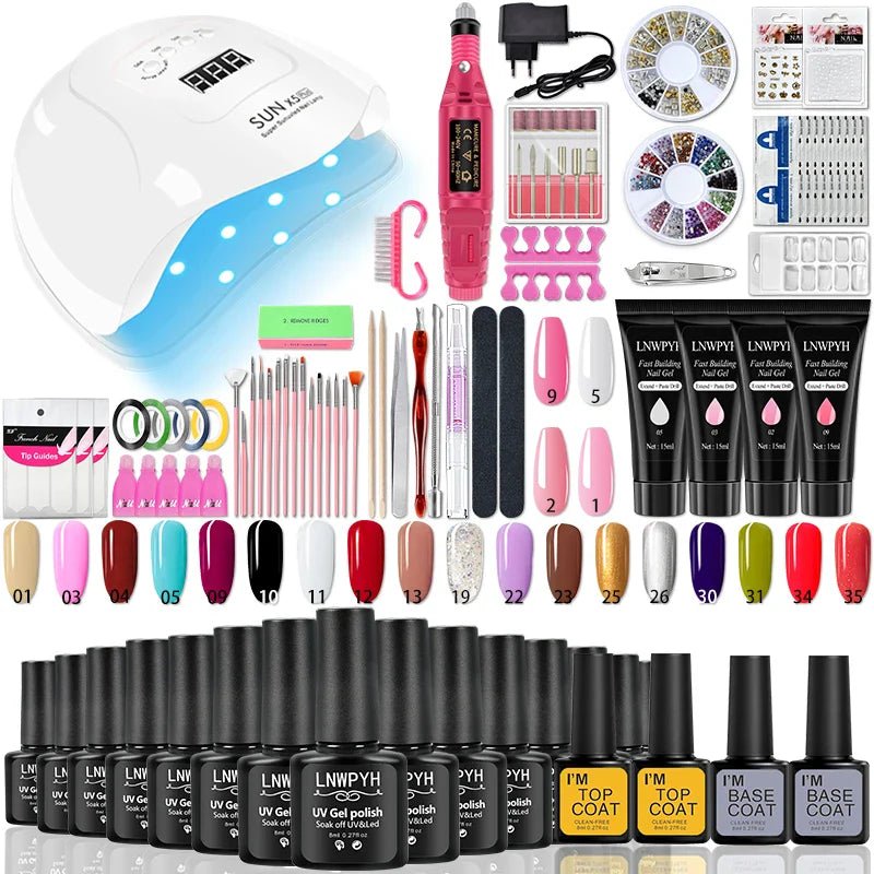 Nail machine and polish set - Oferta maquillajes