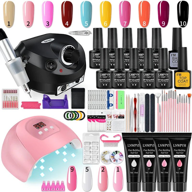 Nail machine and polish set - Oferta maquillajes