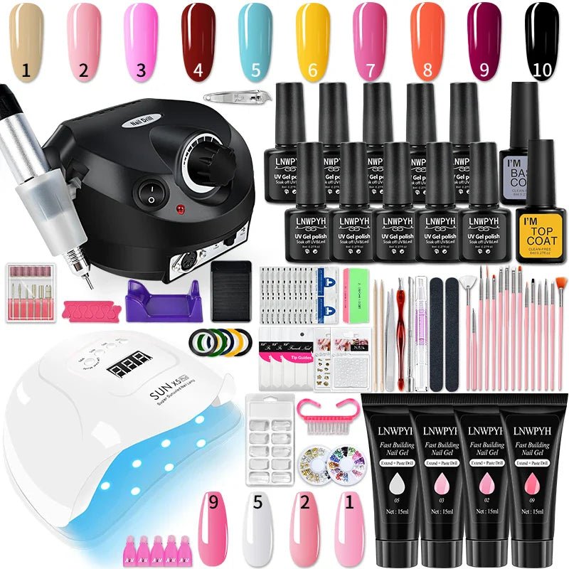 Nail machine and polish set - Oferta maquillajes