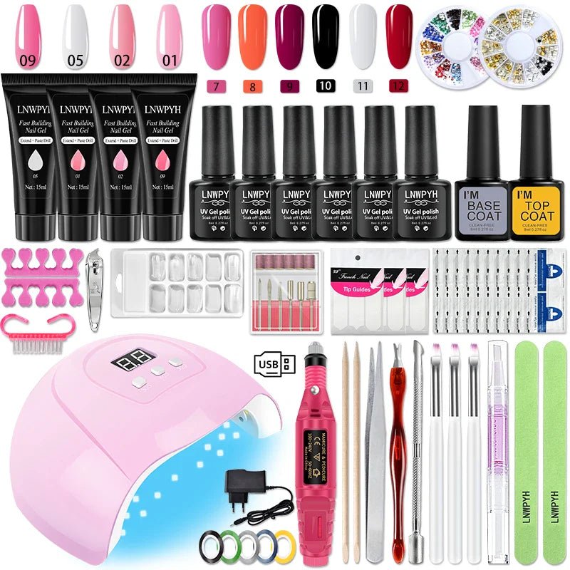 Nail machine and polish set - Oferta maquillajes
