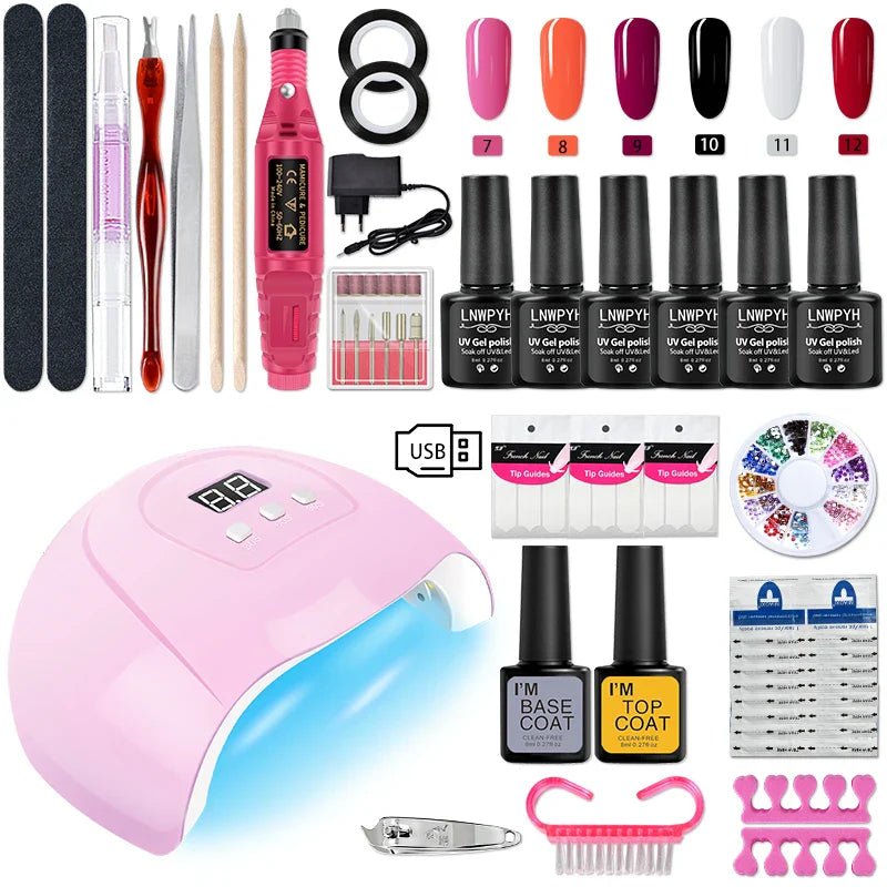 Nail machine and polish set - Oferta maquillajes
