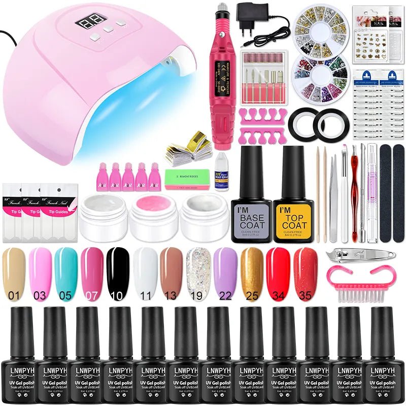 Nail machine and polish set - Oferta maquillajes