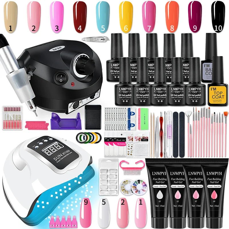Nail machine and polish set - Oferta maquillajes
