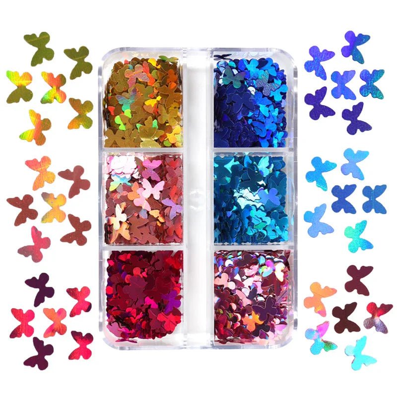 Nails Holographic - myglowmuse
