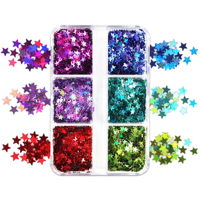 Nails Holographic - myglowmuse
