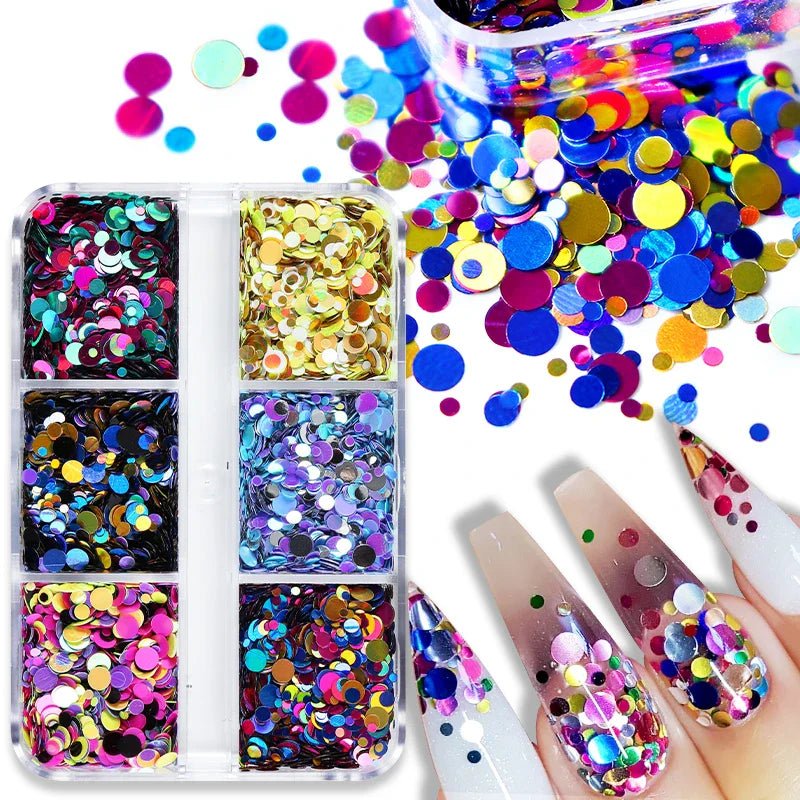 Nails Holographic - myglowmuse