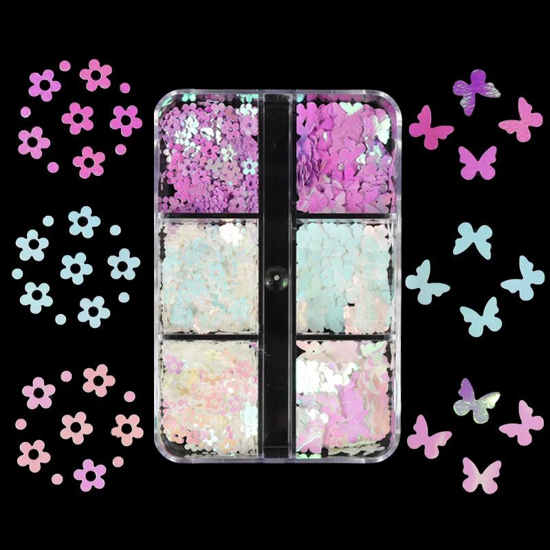 Nails Holographic - myglowmuse