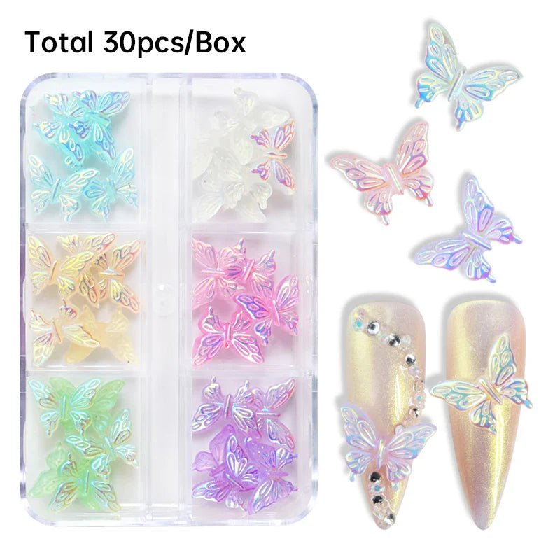Nails Holographic - myglowmuse