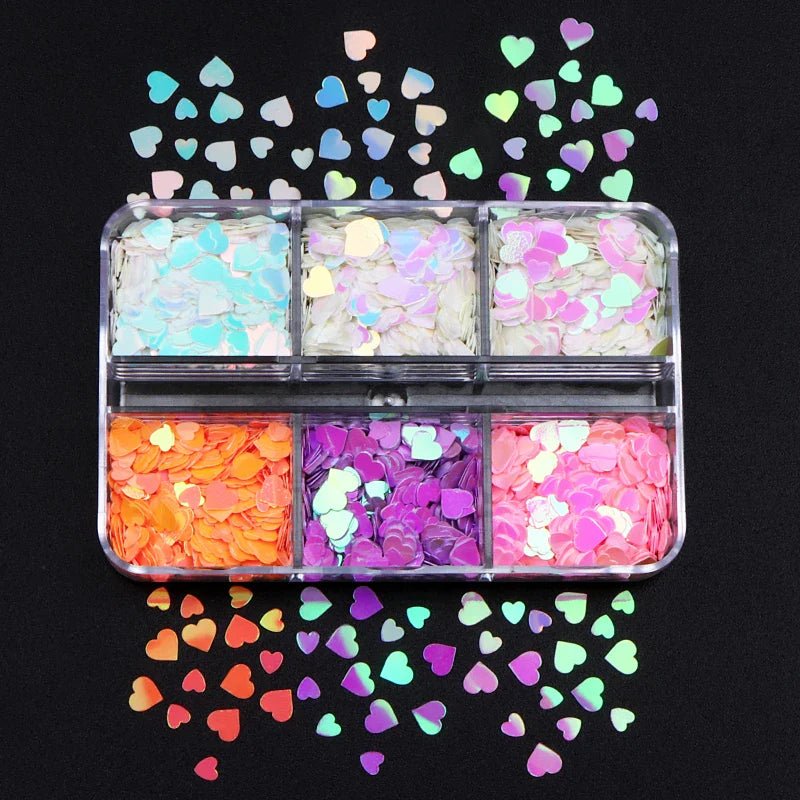 Nails Holographic - myglowmuse