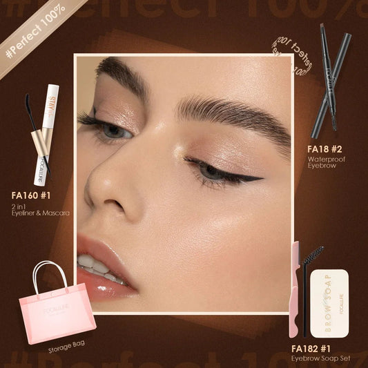 Of eyelashes Makeup Set FOCALLURE - myglowmuse