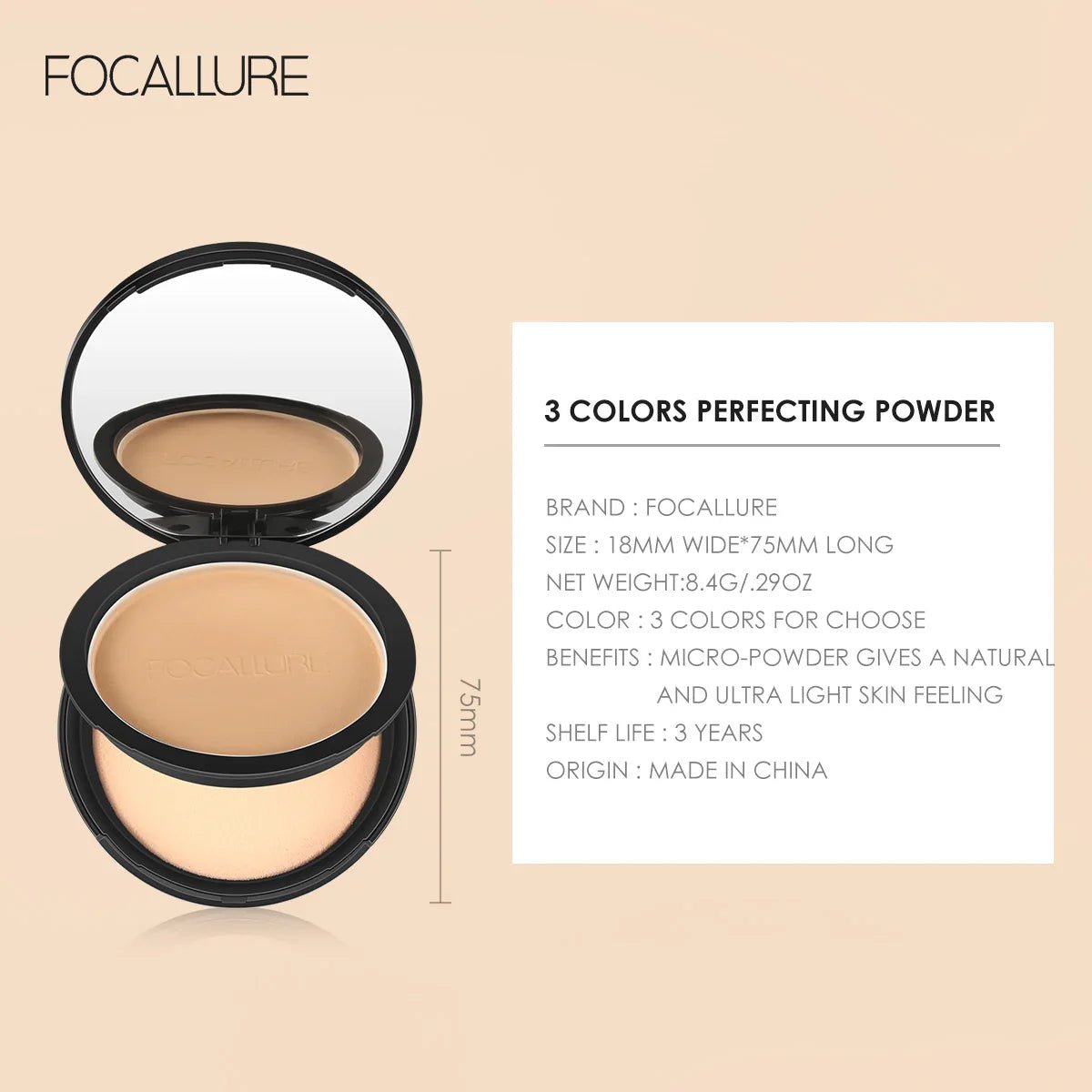 Pressed Powders FOCALLURE - Oferta maquillajes