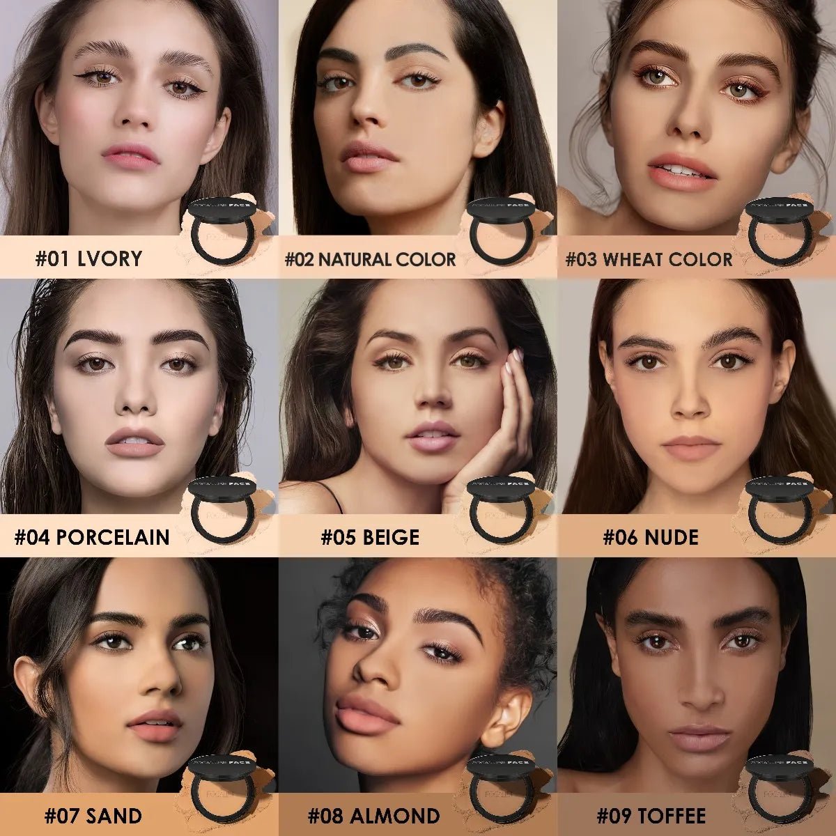 Pressed Powders FOCALLURE - Oferta maquillajes