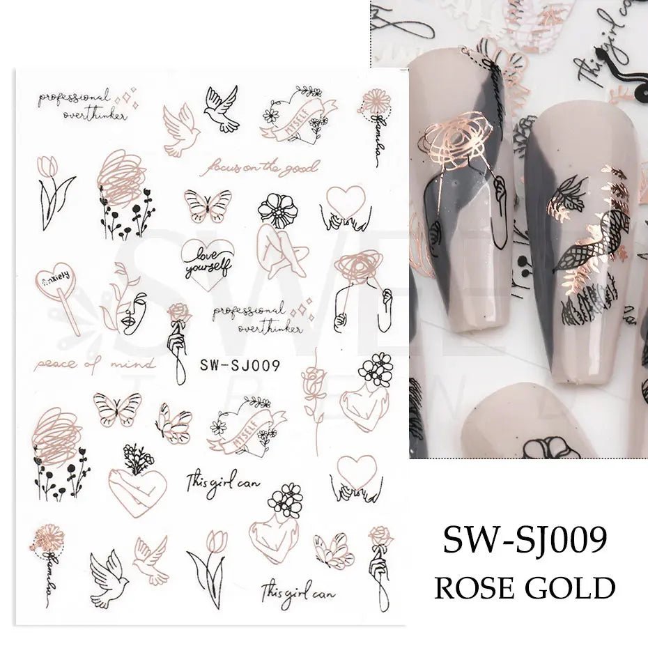 Stickers nail - myglowmuse