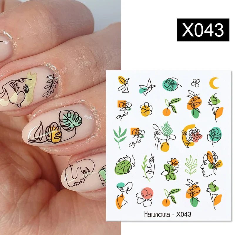 Stickers Nails Art - myglowmuse