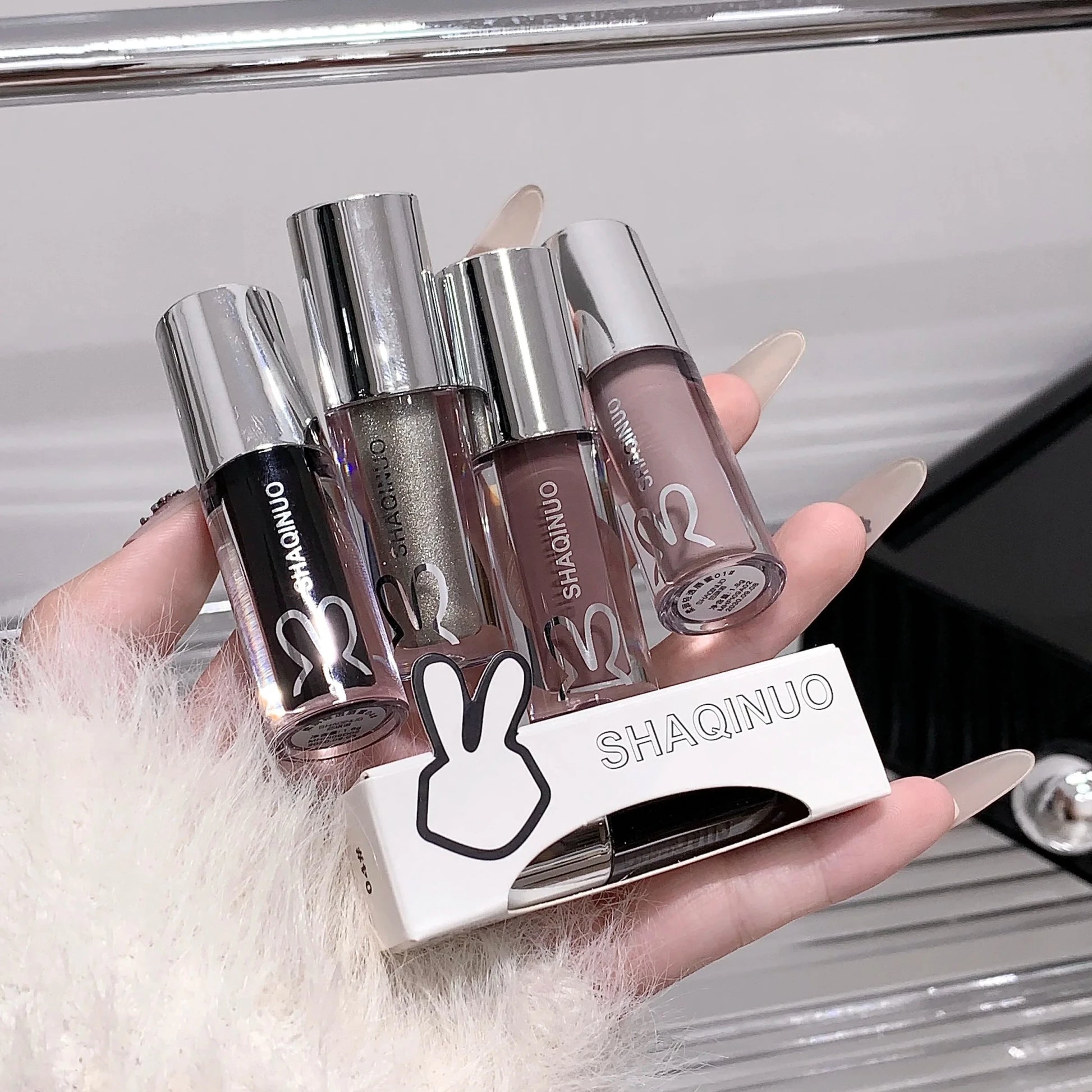 Water Light Mirror Lip Gloss SHAQINUO - myglowmuse