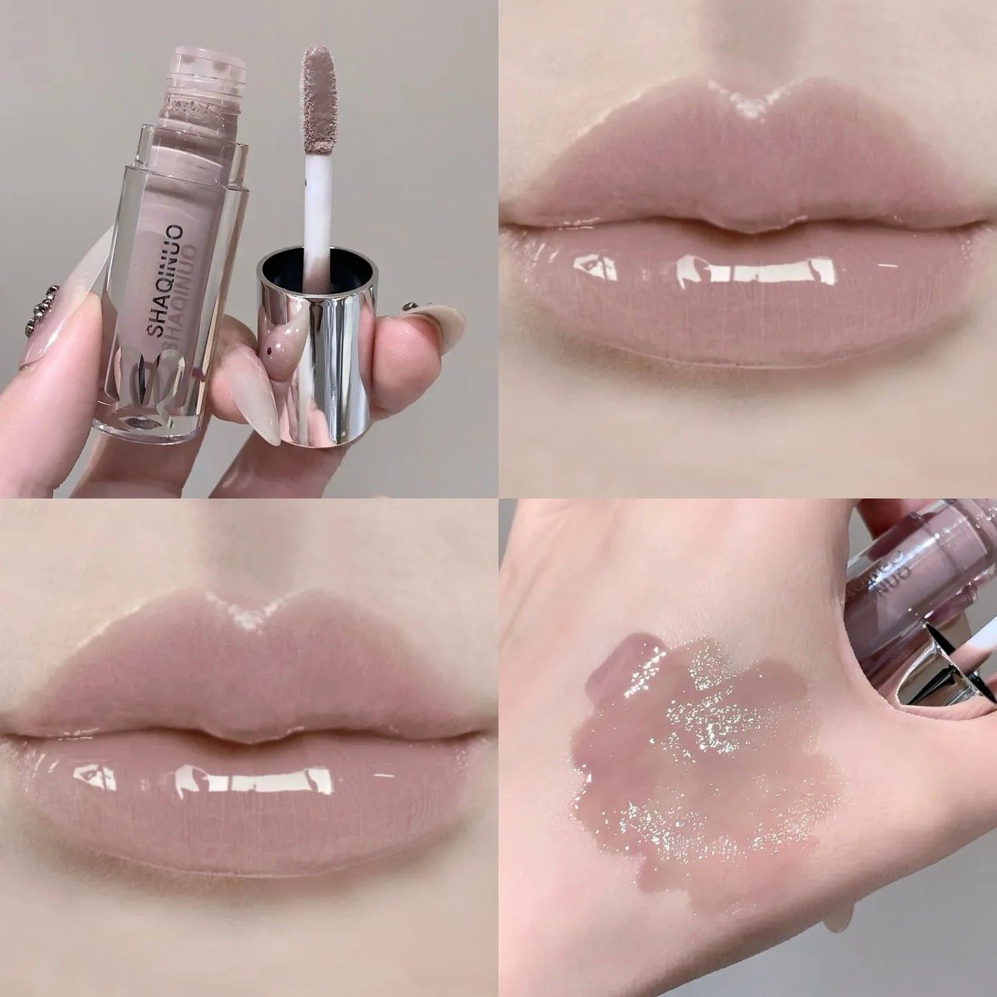Water Light Mirror Lip Gloss SHAQINUO - myglowmuse