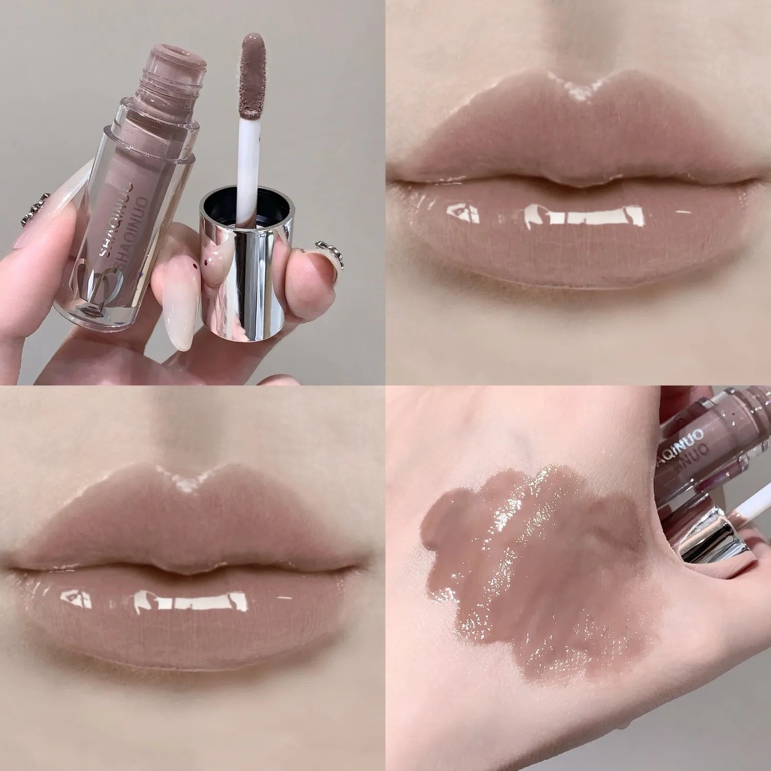 Water Light Mirror Lip Gloss SHAQINUO - myglowmuse