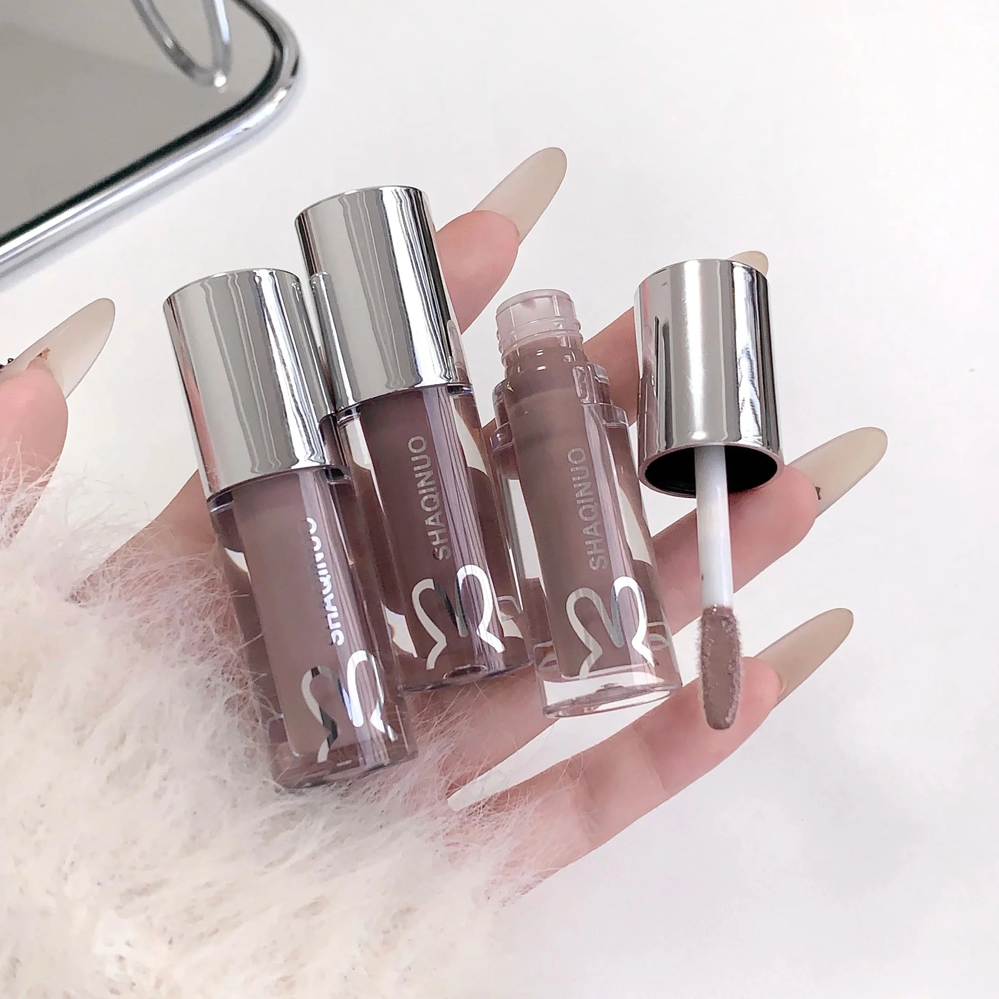 Water Light Mirror Lip Gloss SHAQINUO - myglowmuse